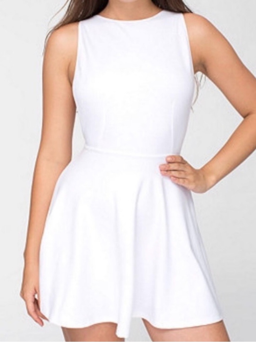 American Apparel Backless Skater Dress